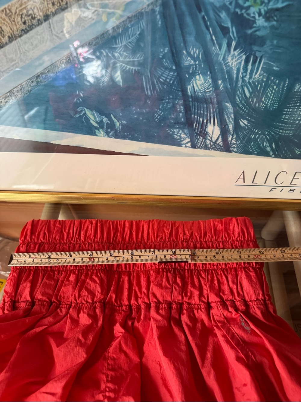 Free People Movement Orange Smocked Athletic Running Shorts Medium - Picture 6 of 7